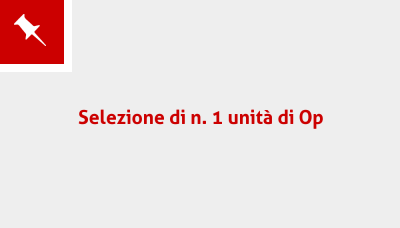 Selezione di n. 1 unità di Operatore Tecnico - Accalappiacani per 6 mesi